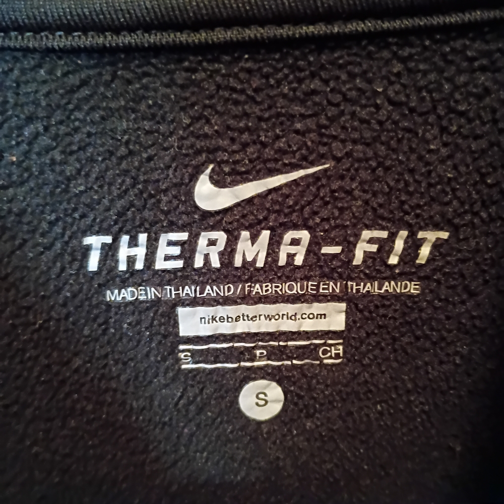 Women's Nike Therma Fit Swoosh Hoodie Size Small Black With Hot Pink - Picture 5 of 5